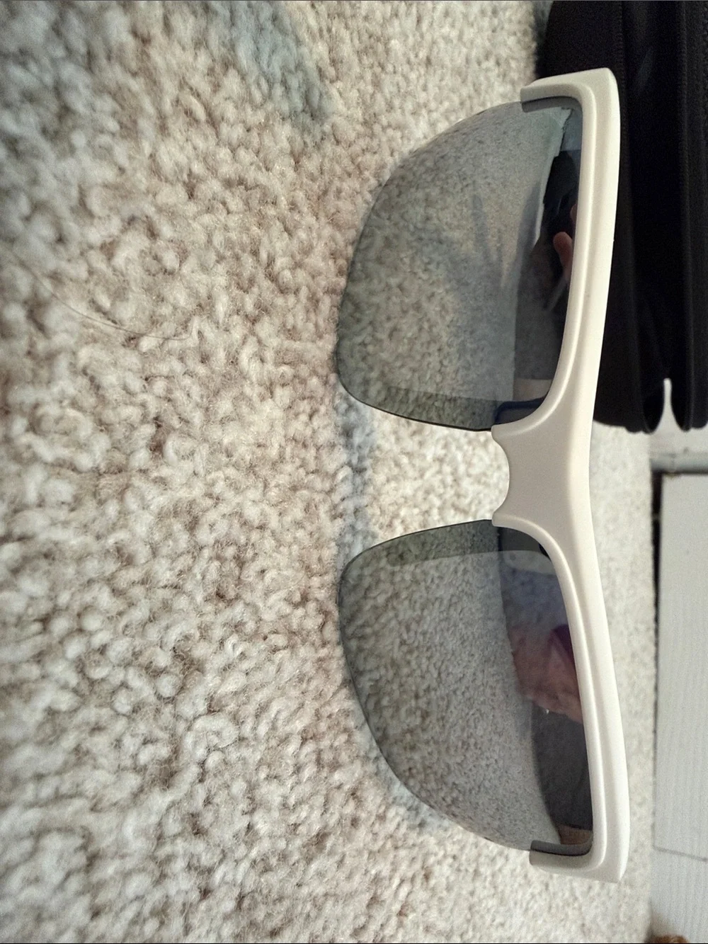 Revo White Polarized Sport Sunglasses with Black Case